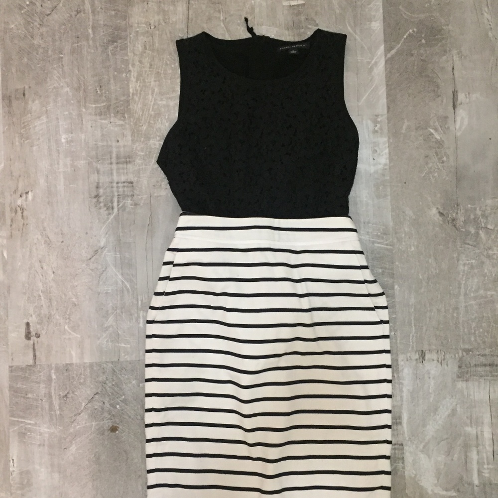 The Limited Striped Pencil Skirt